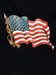 Sexton 1972 Usa Flag Metal Wall Hanging Decoration