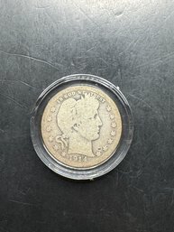 1914 Barber Silver Quarter