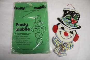 MCM Frosty The Snowman Revolving Mobile - Locally Made In Bridgeport