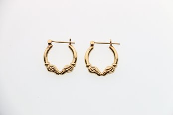 14k Yellow Gold Earrings