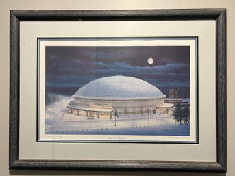 David Merrill Artist Proof Lithograph - Harry A. Gampel Pavilion 'Home Of Champions'