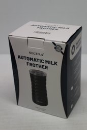 New Black Automatic Milk Frother From Secura