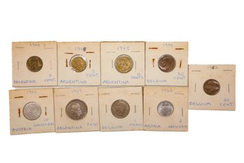 Foreign Coins Mix Lot From 1944-1963