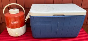 Two Coleman Coolers