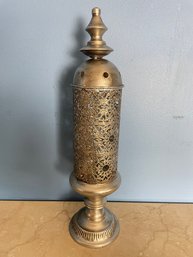 Vintage Moroccan Brass Lamp