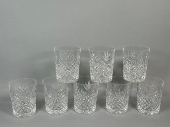 Eight Vintage Waterford Crystal Ciara Double Old Fashioned Glasses