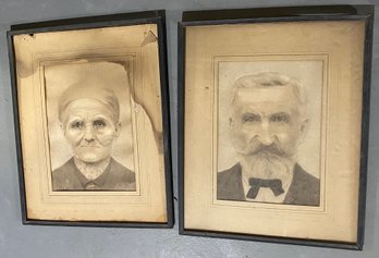 Two Framed Portraits