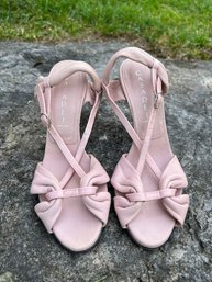 Casadei Pink Leather Sandals Size 6B