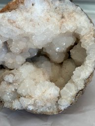 Quartz Crystal Geode , 10 LB 6 Oz