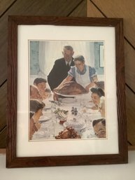 Norman Rockwell Freedom From Want Print