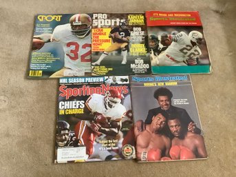 Football And Boxing Magazines