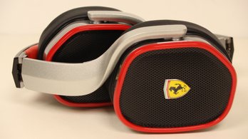 LOGIC 3 SCUDERIA FERRARI R300 NOISE CANCELLING HEADPHONES COST $350. OUT OF PRODUCTION