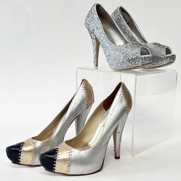 Rhinestone And Other Glam Heels By Marc DeFang And LAMB - 8.5-9