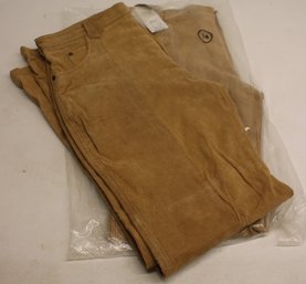 Two New Pairs Of Leather Pants - Size 14