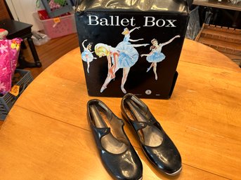 Mattel 1966 Ballet Box With Vintage Tap Shoes