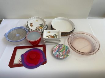 Scalloped Pie Plates , Food Containers, Square Bowls, Plastic Lids & More