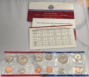 1987 United States Mint Uncirculated Coin Set