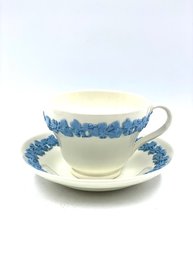 Vintage Wedgwood Embossed Queen's Ware Teacup