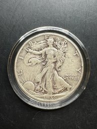 1936 Walking Liberty Silver Half Dollar