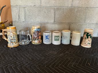 Group Of Collectible Beer Steins