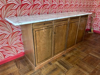 Polished Marble Top Buffet By Directional