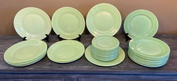 Jadeite Dinner And Bread Plates