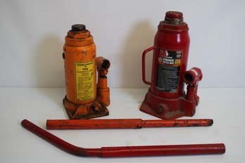 Pair Of Bottle Jack Pumps Including Big Red 12 Ton - Lot 2