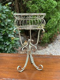 Wrought Iron Jardiniere Plant Stand