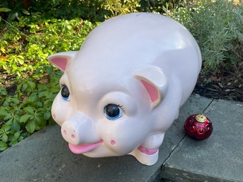 A Huge Ceramic Piggy Bank, 19' Long