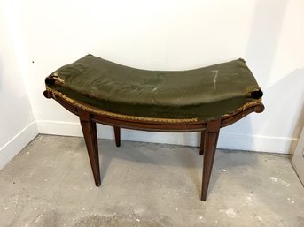 Antique Vanity Bench For Reupholstery Project