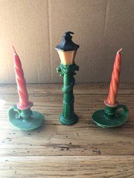 Set Of 3 Gurley Candles/ Never Used 50s