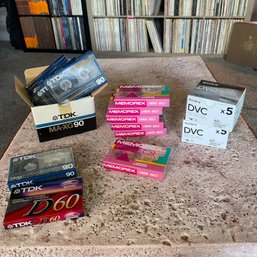 23 Audio Cassetts Blank Tapes NOS New Old Stock Sealed 6 TDK MA-XG90 Metal Type IV 6 Memorex DBS60