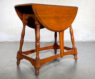 A Vintage Pine Drop Leaf Side Table