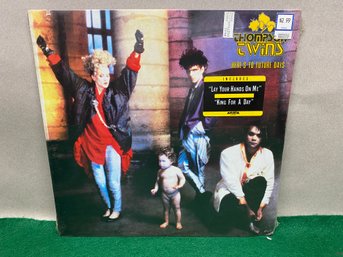 Thompson Twins. Here's To Future Days On 1985 Arista Records. Sealed With Song Teaser Sticker.