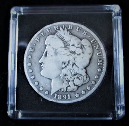 U.S. 1891 CC Morgan Silver Dollar, Key Date