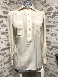 Vintage Sheer Blouse By Chaus - Size 7/8