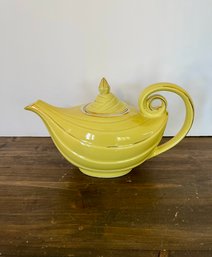 Vintage Canary Yellow Hall Aladdin 6 Cup Teapot & Infuser, 3 PCS.