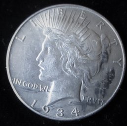 U.S. 1934 Peace Silver Dollar