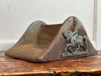 A Vintage/Antique Boot Scraper In Cast Iron