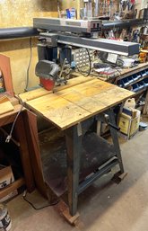 Toolkraft Model 1000 Radial Arm Saw (Tested And Working)