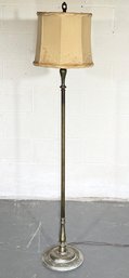 A Vintage Brass Standing Lamp