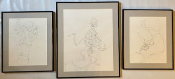 3 Original Drawings By Gertrude Gray Yourke