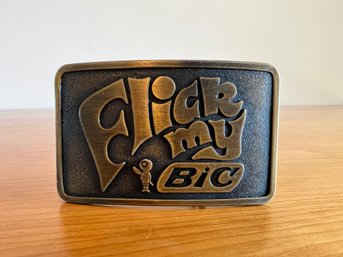 Bic Lighters - Flic My Bic Belt Buckle