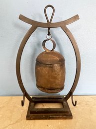 Vintage Chinese Bell With Stand