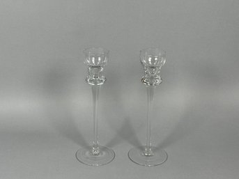 Pretty Glass Candle Holders