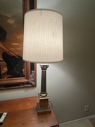 A PAIR OF STIFFEL BRASS LAMPS