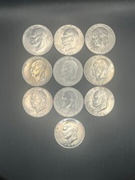 10 Miscellaneous Date Eisenhower Dollars