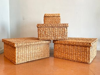 Woven Storage Baskets By Crate & Barrel