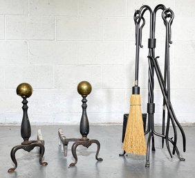 Brass And Iron Fireplace Accessories