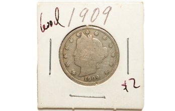 1909 Liberty Head V Nickel